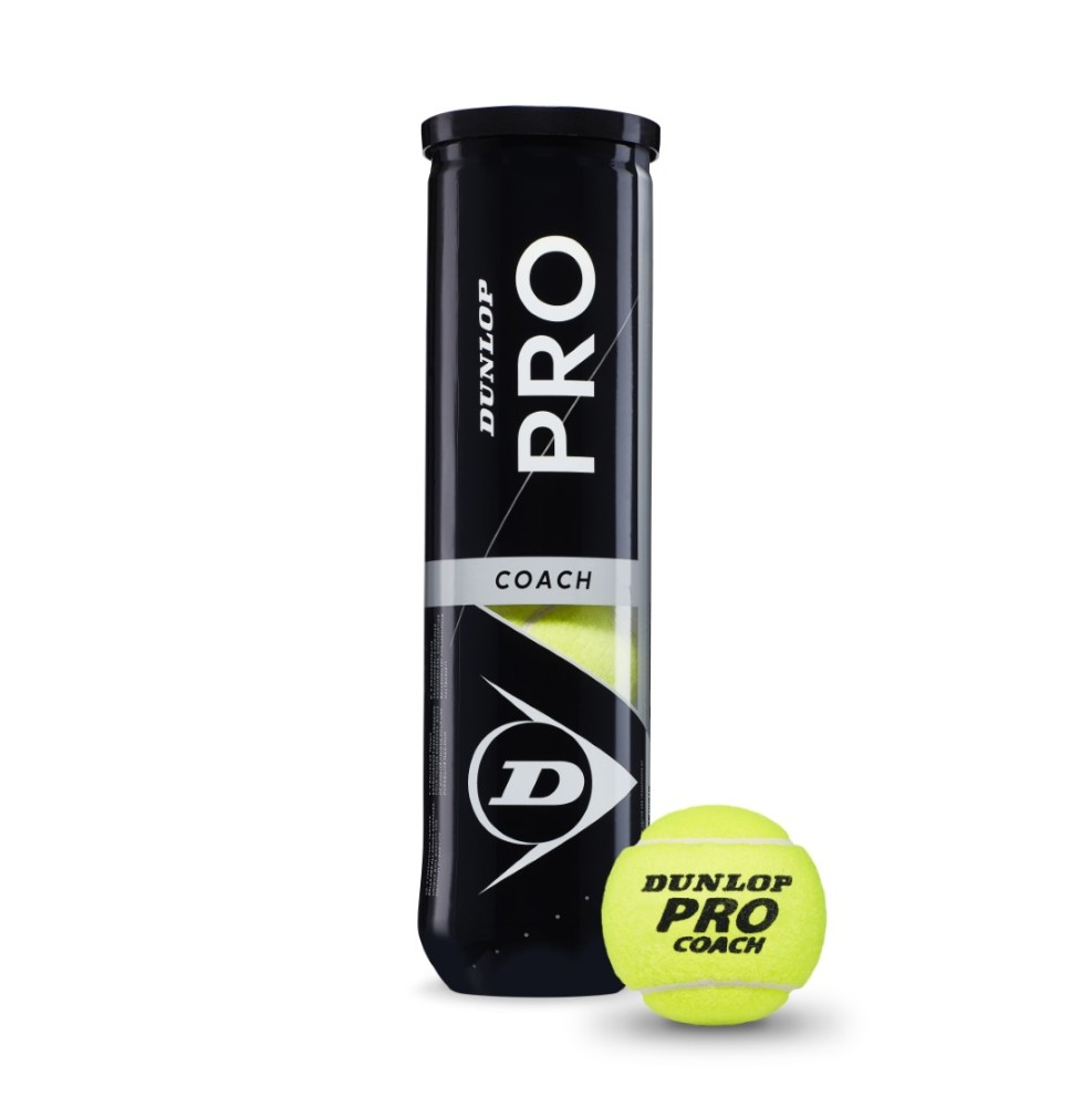 Teniso kamuol. DUNLOP PRO COACH 4-tube ITF