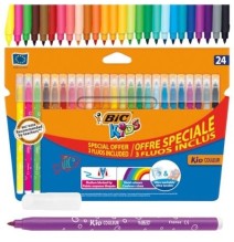 Bic Spalvoti Flomasteriai Kids Couleur 24 spalvų rinkinys 093350