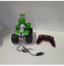 Ecost Prekė po grąžinimo Carrera 370200997X Mario Kart - Yoshi Quad 1:20 RC Pradedančiųjų Modelis