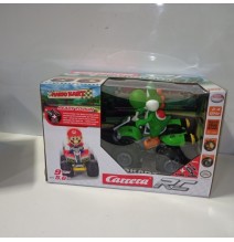 Ecost Prekė po grąžinimo Carrera 370200997X Mario Kart - Yoshi Quad 1:20 RC Pradedančiųjų Modelis