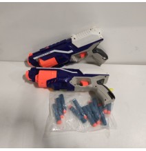 Ecost prekė po grąžinimo Nerf elite disruptor 2 vnt. disruptorių blasteriai, 12 nerf elite strėlių,