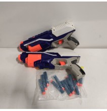 Ecost prekė po grąžinimo Nerf elite disruptor 2 vnt. disruptorių blasteriai, 12 nerf elite strėlių,