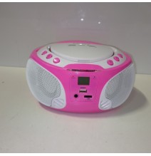 Ecost prekė po grąžinimo Lenco SCD-650 - Kinder CD-Player - CD-Radio - Karaoke Player - Stereoanlage