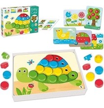 Ecost Prekė po grąžinimo Goula - 53140 - Baby Color mediniai žaislai nuo 2 metų iki 99 metų