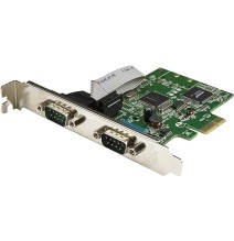 Ecost prekė po grąžinimo StarTech.com Serial PCI Express korta su 2 DB9 prievadais, UART 16C1050, RS