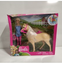 Ecost Prekė po grąžinimo Barbie FXH13 - Arklys su Šeriu ir Lėlė su Judančiomis Kulkšnėmis, Lėlių Žai