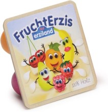 Ecost prekė po grąžinimo Erzi Yogurtini Multiflavor medinis žaislas, įvairiaspalvis, 7 x 7 x 2,7 cm,