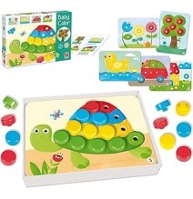 Ecost prekė po grąžinimo Jumbo Games D53140 GOULA - Kūdikių spalvos – medinis žaidimas vaikams