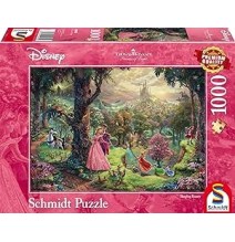 Ecost prekė po grąžinimo Schmidt Spiele 59474 Thomas Kinkade, Disney, Miegančioji gražuolė, 1.000 da