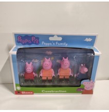 Ecost Prekė po grąžinimo BIG-Bloxx Peppa Pig šeima: mama ir tėtis Vutzai, Šorčas ir Pepa, papildymas