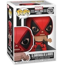 Ecost prekė po grąžinimo Funko 53874 POP Marvel: Luchadores-Deadpool, įvairiaspalvis