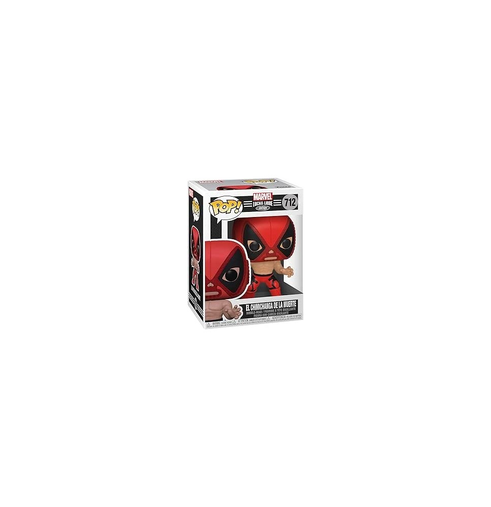 Ecost prekė po grąžinimo Funko 53874 POP Marvel: Luchadores-Deadpool, įvairiaspalvis