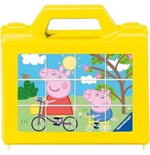 Ecost prekė po grąžinimo Ravensburger vaikų dėlionė 055760 - Smagu su Peppa - 12 dalių Peppa Pig kub