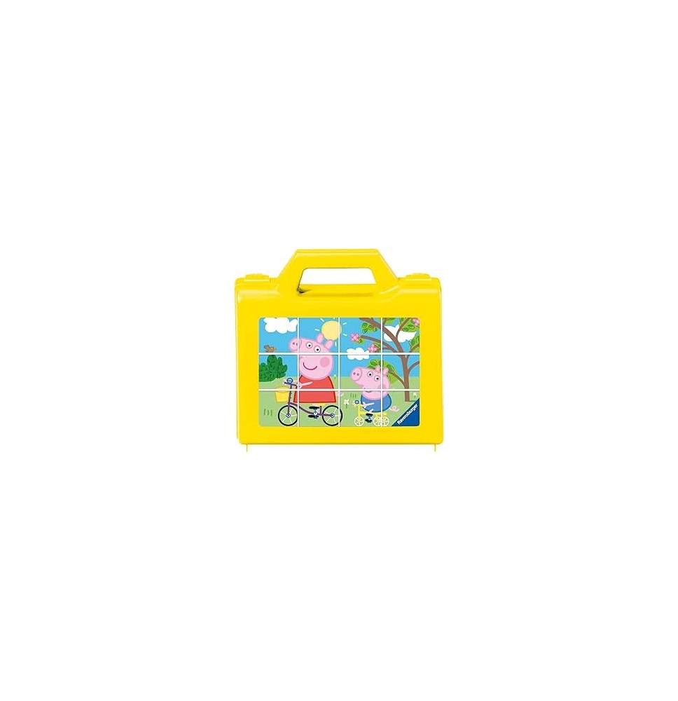 Ecost prekė po grąžinimo Ravensburger vaikų dėlionė 055760 - Smagu su Peppa - 12 dalių Peppa Pig kub