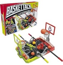 Ecost prekė po grąžinimo Hasbro Krepšinio žaidimas „Baskettack“, žaidimas „Kicker and Basketball“, s