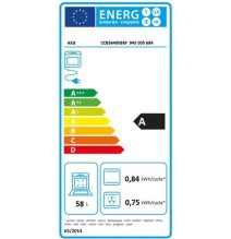 Elektrinė viryklė su elektrine orkaite AEG CCB56490BM