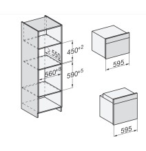 Įmontuojama orkaitė Miele H 7264 BP OBSW 11104230