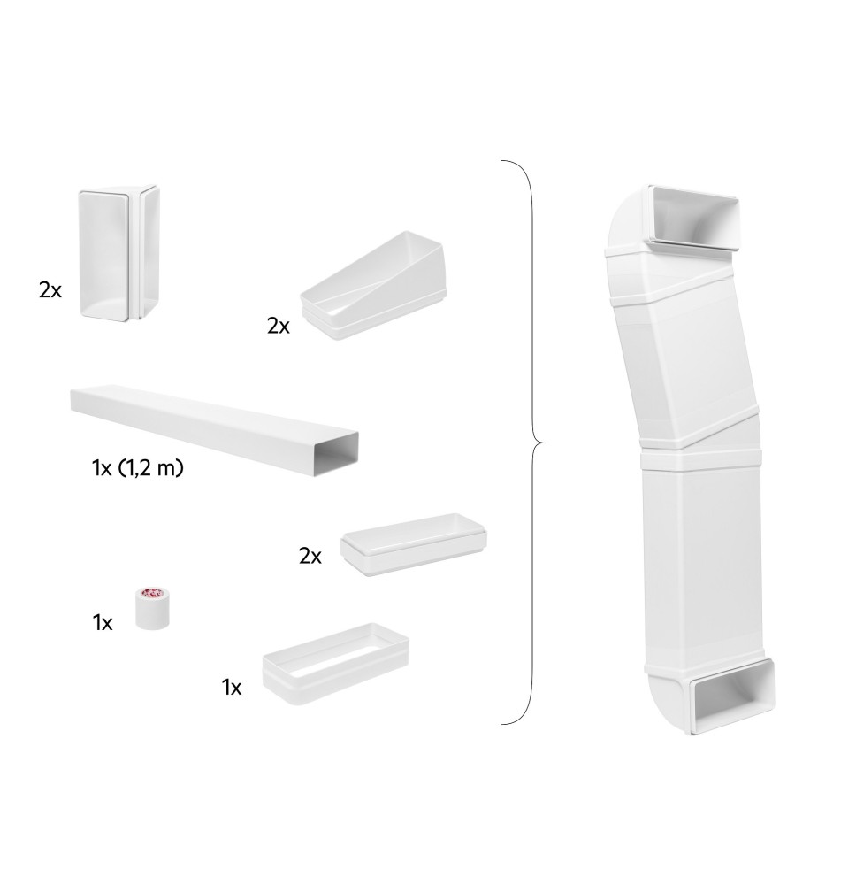 Kombinuotos kaitlentės pajungimo komplektas Electrolux M2CKCF01