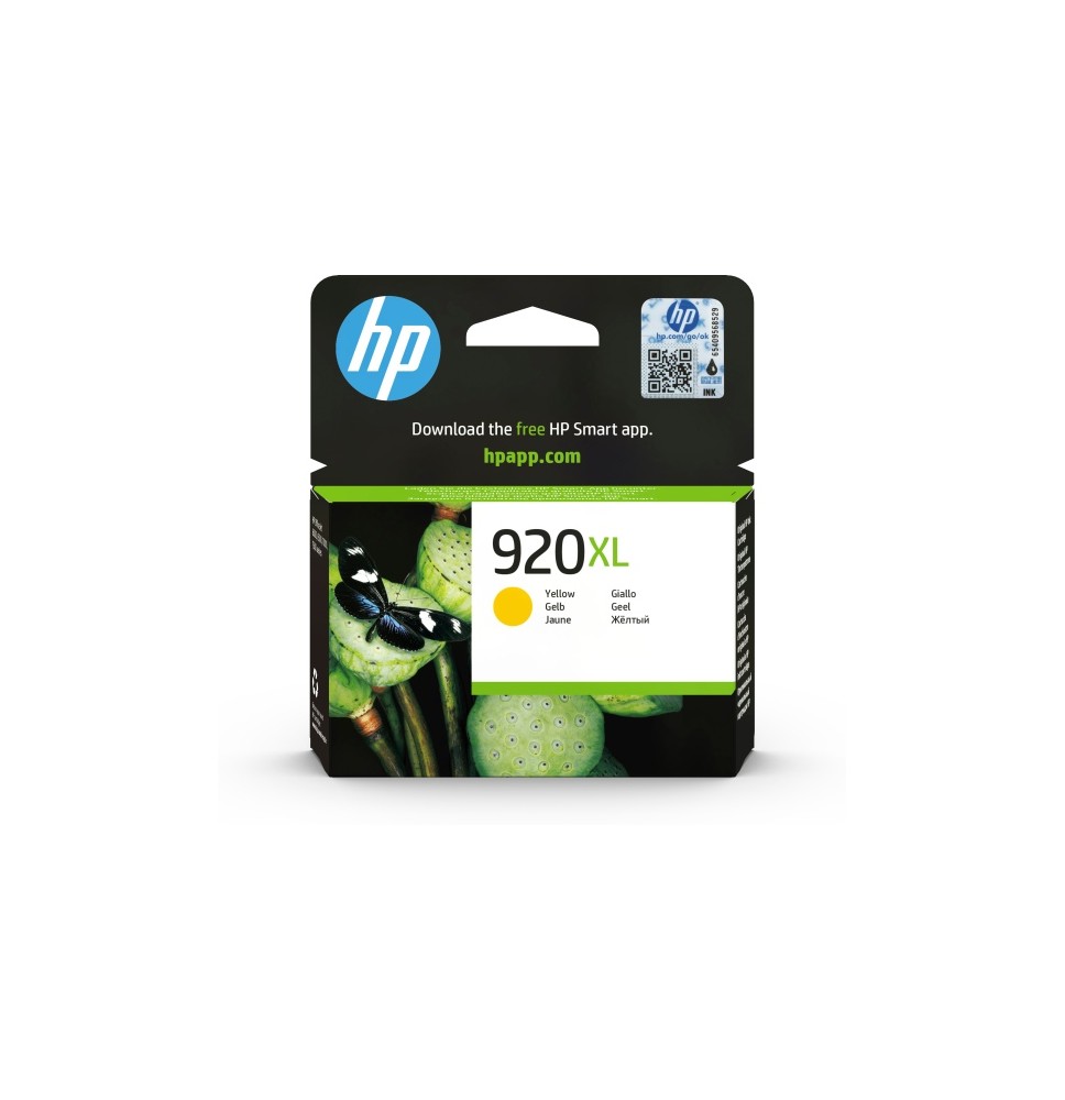 HP No.920 XL (CD974AE), geltona kasetė rašaliniams spausdintuvams, 700 psl. (SPEC)